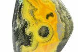 Very Vibrant, Free-Standing Polished Bumblebee Jasper #373333-1
